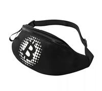 Buy Bitcoin Button Fanny Bag Cryptocurrency BTC Blockchain Geek Crossbody Waist Pack Men Women Cycling Camping Phone Money Pouch