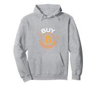Buy Bitcoin Crypto Investor Trendy Digital Currency Pullover Hoodie, Adult Unisex, Heather Grey, S