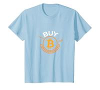 Buy Bitcoin Crypto Investor Trendy Digital Currency T-Shirt, Kids, Baby Blue, 2 Years