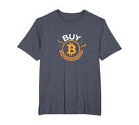 Buy Bitcoin Crypto Investor Trendy Digital Currency T-Shirt, Men's Big and Tall, Heather Blue, 3X Tall