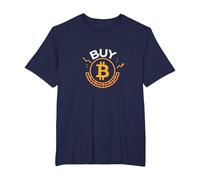 Buy Bitcoin Crypto Investor Trendy Digital Currency T-Shirt, Men's Big and Tall, Navy, 6X Tall