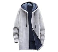 Buy British Day Deals Cocila Men's Long Coat Jacket Outerwear Hooded Winter Hoodie Casual Coat Men Jackets Lightweight Long Leather Jacket Men Mens Down Jackets Me Warehouse Clearance Bargains Sale