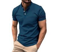 Buy British Day Deals Funny Hawaiian Shirts UK Mens Sleeveless Shirt Short Sleeve Shirt 3XL 5XL Polo Shirts for Men Extra Length Casual Shirts Men Adult Warehouse Deals Clearance B-Blue