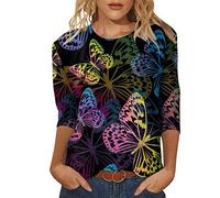 Buy British Day Deals Plus Size Hoodies for Women 22-24 Black Womens Shirt 3/4 Length Sleeve Black Cotton Blouse Women Black Cotton Top Women Baggy Cold Shoulder Top Sales Clearance