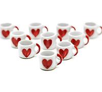 Buy Easy 10 Darling Sweet Heart Romantic Lover Coffee Mug Tea Cup Dollhouse Miniatures Food Kitchen Docoration