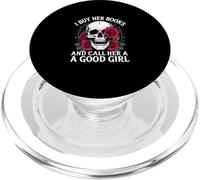 Buy Her Books Call Her A Good Girl Smut Dark Romance Skull PopSockets PopGrip for MagSafe