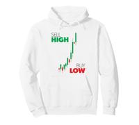 Buy Low Sell High Stock Market Trader Pullover Hoodie