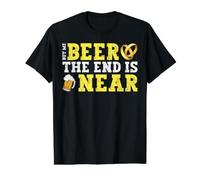 Buy Me Beer The End is Near Value Graphic T-Shirt, Men, Black, S