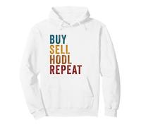 Buy, Sell, HODL, Repeat - Crypto Investing Vintage Pullover Hoodie