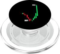 Buy Sell Trader Stock Market Stock Exchange PopSockets PopGrip for MagSafe