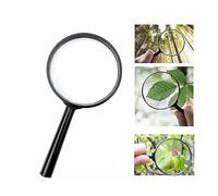 Buy-Simplicity® Handheld Magnifying Glass with Non-Slip Handle | Suitable for Map Reading, Hobbies, Art and Craft Applications | 2X Magnification