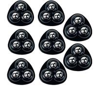 Buy-Simplicity® Self Adhesive Castor 8 PCS Small Castor Wheels Mini Swivel Casters Wheels Stick On Castors Pulley Rollers for Small Furniture Trash Can Box