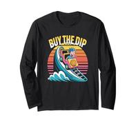 Buy The dip Bitcoin Strategy Trading HODL Wealth Bitcoin Long Sleeve T-Shirt