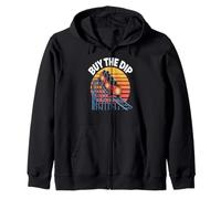 Buy the dip bitcoin strategy trading hodl wealth bitcoin Zip Hoodie