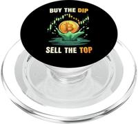 Buy The Dip Sell The Top Crypto Bitcoin PopSockets PopGrip for MagSafe