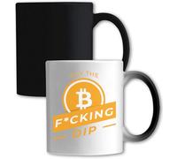Buy The Fcking Dip Bitcoin Art Color Changing Mug White