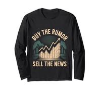 Buy The Rumor Sell The News Crypto Trading Strategy - Long Sleeve T-Shirt