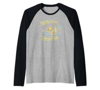Buy the Ticket Take the Ride - Sailboat Sunset Adventure Raglan Baseball Tee