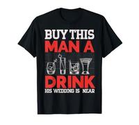 Buy This Man A Beer His End is Near Party Wedding Bachelor Value Graphic T-Shirt