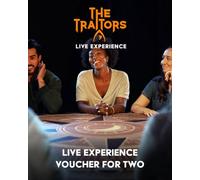 Buyagift The Traitors Game Live Experience Voucher for 2, Envelope | Traitors Gifts for TV Show Fans, Faithful or Traitor Role Play, Round Table Missions, Covent Garden London, Adults 18+