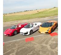 Buyagift Triple Driving Legends Experience with High Speed Passenger Ride - Weekdays, Exciting Car Racing Adventure Gift