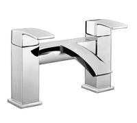 Buyaparcel Arc Waterfall Deck Mounted Bath Filler Tap Chrome Mixer Taps Modern Bathroom