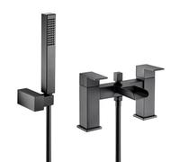 Buyaparcel Black Waterfall Bath Shower Mixer