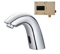 Buyaparcel Chrome Basin Sink Mono Mixer Tap Infrared Sensor Activated Automatic Hygienic