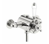 Buyaparcel Edwardian Traditional Dual Control Thermostatic Exposed Shower Mixer Valve
