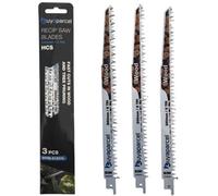 Buyaparcel Reciprocating Sabre Saw Blades S1531K 240mm 5 Tpi Hcs Wood Tree Pruning X3