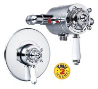 Buyaparcel Traditional Dual Control Exposed Or Concealed Thermostatic Shower Mixer Valve