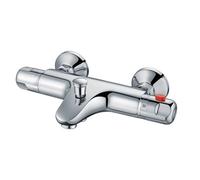 Buyaparcel Wall Mounted Thermostatic Bath Shower Mixer