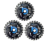 Buyaparcel X3 Bap Trade Pro Circular Saw Blade 165mm X 20 24 Teeth Carbide Tipped Long Life