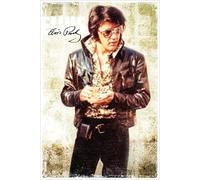 buyartforless Elvis Presley - Cool in Glasses and Jacket 36x24 Matted Music Art Print Poster