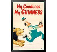 buyartforless Framed Guinness Beer My Goodness My Guinness by Gilroy 24x16 Advertising Art Print Poster Irish Stout Brew