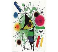 Buyartforless The Singing Fish by Joan Miro 18x12 Museum Art Print Poster