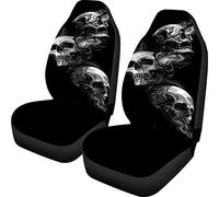 Buybai Car Seat Cover Comfortable Leather Seat Cushion Front Seat Covers,Vehicle Seat Protector Fit Most Vehicle, Cars, Sedan, Truck, SUV, Van with Full Back Support (Yellow)