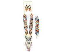 buybeaded Handmade beaded Native native american style glass seed bead Necklace Collar de cuentas nativas al estilo mexicano de los artesanos regalos para mujeres, One Size, Glass, c/z glass seed