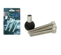 BuyBits Motorcycle Handlebar Top Clamp M6 Fitting with 1 inch / 25mm Ball