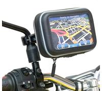 BuyBits Waterproof Motorcycle Scooter Moped Mirror Mount for Garmin Nuvi 42LM
