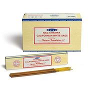Buycrafty Satya Champa Californian White Sage Incense Stick,180 Grams Box (15g x 12 Boxes)