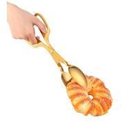 Buyer Star Kitchen Tongs for Cooking, Gold 26cm BBQ Tongs Food Tongs Premium Stainless Steel Serving Tongs for Serving Cooking Buffet Salad