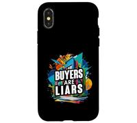 Buyers Are Liars Funny Real Estate Agent Humor Case for iPhone X/XS