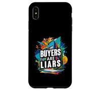 Buyers Are Liars Funny Real Estate Agent Humor Case for iPhone XS Max