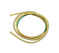 BUYERS POINT 1 Meter 4mm Green/Yellow PVC Earth Sleeving | Electrical Cable Sleeve for CPC Protection | Cable Management | Cable Protector | Conduit | Wire Trunking | Electric Cable