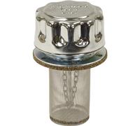 Buyers Product Hydraulic Filler-Strainer Breather Cap - 40 Micron Filtration, Model Number TFA005715, gray