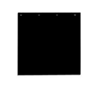 Buyers Products 2 Pack Super Durable Black Polymer Mudflaps 24x24 Inch RC24PPBPKGD