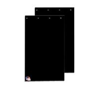 Buyers Products, 2 Pack, Super Durable Black Polymer Mudflaps, 24x36 Inch, RC36PPB
