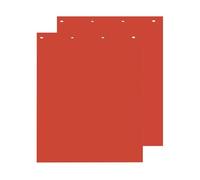 Buyers Products, 2 Pack, Super Durable Red Polymer Mudflaps 24x30 Inch, RC30PPR