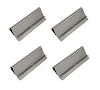 Buyers Products 8591100 Stainless Steel Mud Flap Clamps, 4 Dump/Work Truck Mud Flap Hanger for Protection and to Secure Mud Flaps, Hardware Included, Handles 1/4" - 1/2" Polymer & Rubber Mudflaps